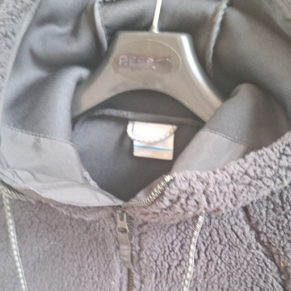 Columbia Womens CSC Sherpa Charcoal Fleece Hooded Jacket - Picture 4 of 7